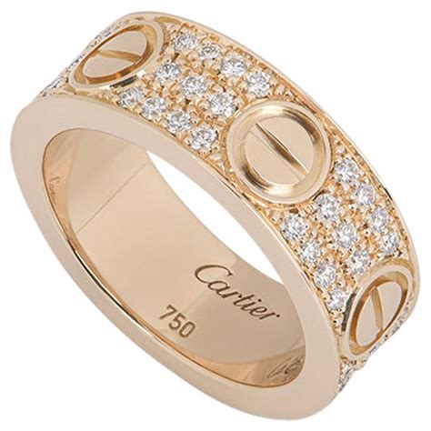 cartier love ring diamonds|cartier love ring real.